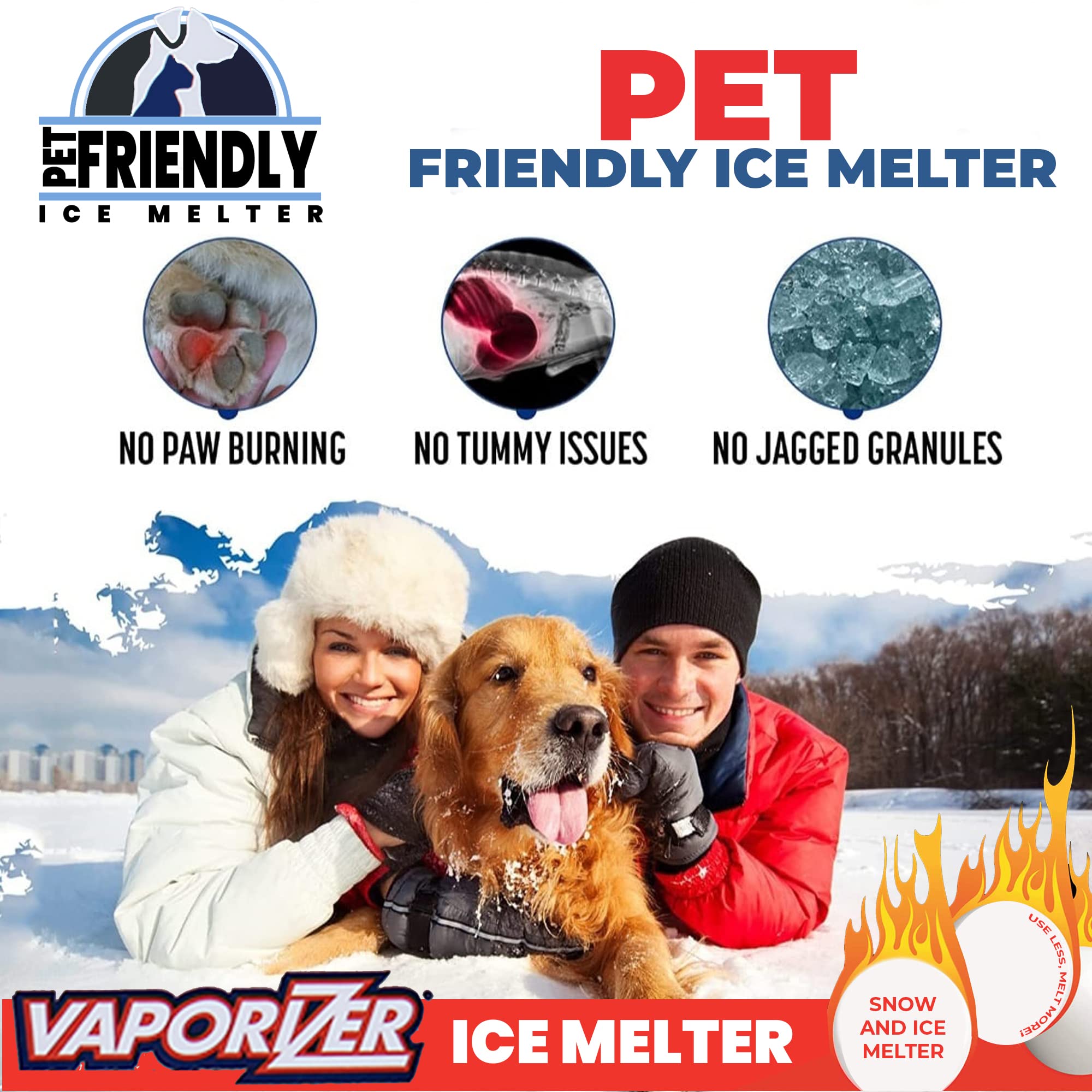 Amazon.com : Snow & Ice Melter Pet Safe & Paws 100% Salt Free